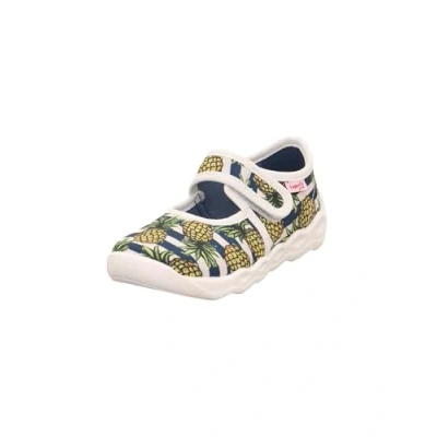 Afbeelding van Superfit Bubble Pantoffels voor meisjes, blauw meerkleurig 9020, 25 EU Weit