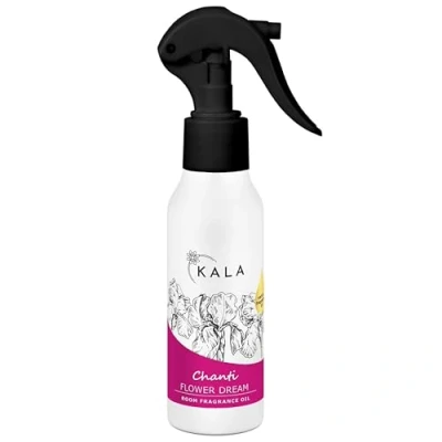 Afbeelding van KALA Luchtverfrisser met Geuroliespray CHANTI Actieve Neutralisator, Kamergeurspray Geurneutralisator, De Geur Blijft 48 Uur Hangen Flower Dream Geur, 100 ml