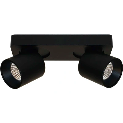 Afbeelding van Artdelight Spot Laguna 2 lichts L 22 cm B 8,5 zwart
