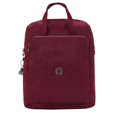 Afbeelding van Kipling Kazuki ej maroon tile jacquard rugzak