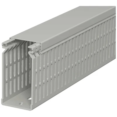 Afbeelding van Obo lk4 bedradingskoker bodemperforatie hxbxl 80x40x2000mm sleuafstand 12 5mm sleubreedte steengrijs ral7030 6178227