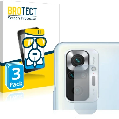Afbeelding van BROTECT Screenprotector voor Xiaomi Redmi Note 10S (ALLEEN Camera Lens) Folie Beschermfolie Beschermglas transparant (3 Stuks)