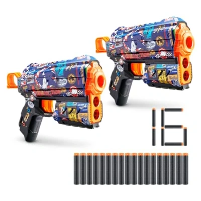 Afbeelding van XSHOT 36740H Blaster met Air Pocket Technologie Foam Darts, Raceteam, Flux