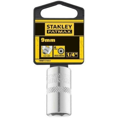 Afbeelding van Stanley handgereedschap FATMAX 1/4&quot; Dop 9mm 6Pt FMMT17194 0