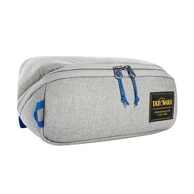 Afbeelding van Tatonka Toilettas Square Zip Pouch M (2L) opklapbare waszak met 2 netvakken ritssluiting PFC/PFAS vrij 10 x 25 9 cm (grijs)