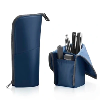Afbeelding van KOKUYO Neo Critz pennenetui, normale grootte, marineblauw x blauw, Japan import (F VBF180 2)