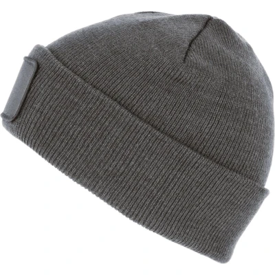 Afbeelding van K up Gerecycleerde muts met patch KP890 Grey Heather