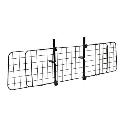 Afbeelding van Hondenrek voor de auto traploos verstelbaar in breedte 118 129 cm, scheiding hek universeel gebruik