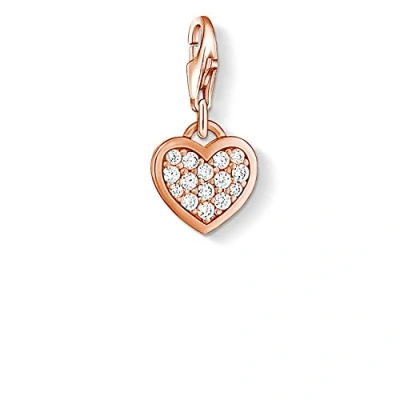 Afbeelding van Thomas Sabo Vrouwen Zilveren Hanger Enhancer 0970 416 14, Parel Sterling zilver Zirkonia Zilver,