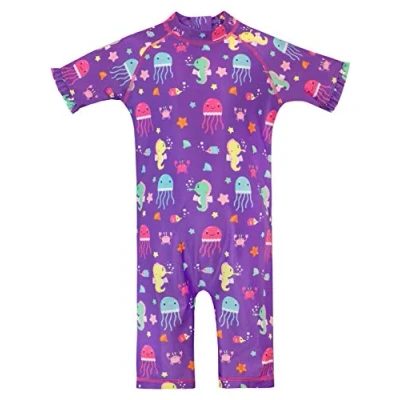 Afbeelding van Harry Bear Meisjes Badpak Zeeleven Purper 104