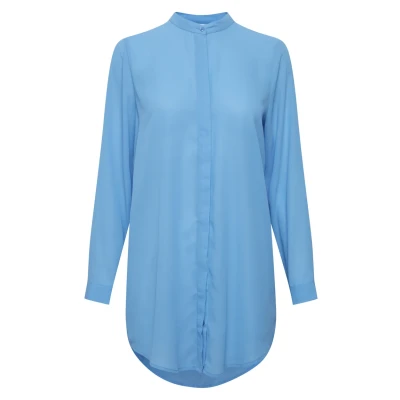 Afbeelding van ICHI Ihcellani LONG SH2 Overhemdblouse, Dames, Maat: 36, Blithe