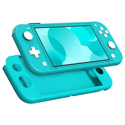 Afbeelding van MoKo Protective Case Compatible with Switch Lite, Soft Silicone Cover Rubber Anti Scratch Shockproof Shell Accessories for Lite Console and Controller Turquoise