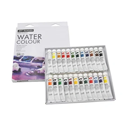 Afbeelding van Aquarel verfset met 24 tubes van elk 12 ml / kleuren, originele Magi kwaliteit fijne kunstenaarskwaliteit, waterverf Water Colour