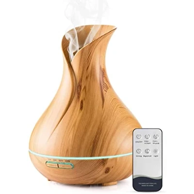 Afbeelding van Apore Aromadiffuser, 550 ml, geurverstuiver, etherische olie diffuser, luchtbevochtiger voor aromatherapie, instelbare neveluitstoot, 7 kleurniveaus (550 ml afstandsbediening), 846469, 27 x 15 cm