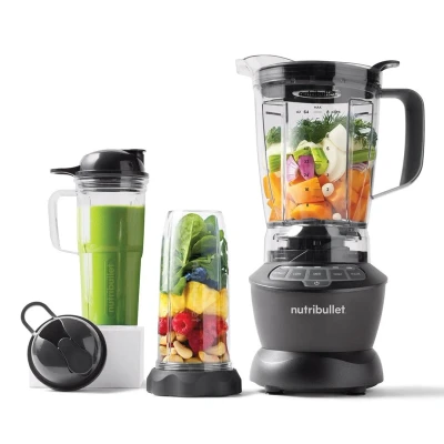 Afbeelding van Nutribullet Combo 11 delig 1200 Watt Power Blender Donker Grijs
