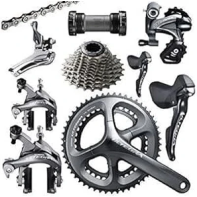 Afbeelding van Shimano Vooras Wh mt66 f12/mt68 f12 E thru Staal Zwart