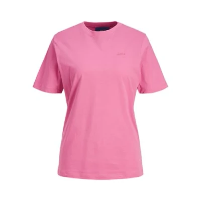 Afbeelding van JJXX ANNA SS REG Every Small LOGO NOOS Tshirt basic, Dames, Maat: Medium, Carmine rose