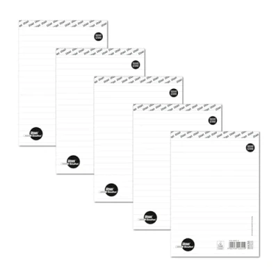 Afbeelding van Staufen Style schrijfblok 5 blokken van elk 50 vel, DIN A5, 70 g/m² gelinieerd, zonder schutblad