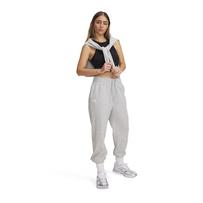 Afbeelding van Under Armour Rival Terry Trainingsbroek, Dames, Maat: Medium, Mod gray light heather