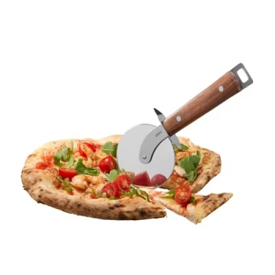 Afbeelding van GEFU MADERO Pizzasnijder RVS Notenhout