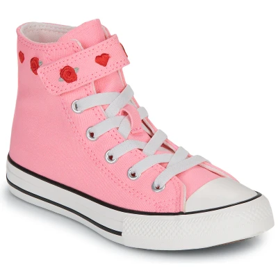 Afbeelding van Converse Chuck Taylor ALL STAR Unisex Sneakers hoog voor kinderen, Maat: 32, Light jellyfish jitter/red/egret Textiel