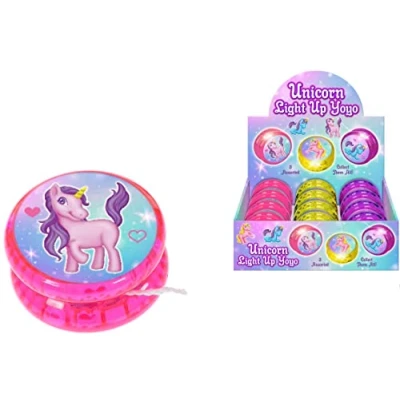 Afbeelding van KandyToys Responsive Bright Unicorn Light Up LED Kids Yoyo Drie Kleuren Kinderspeelgoed 5.5cm