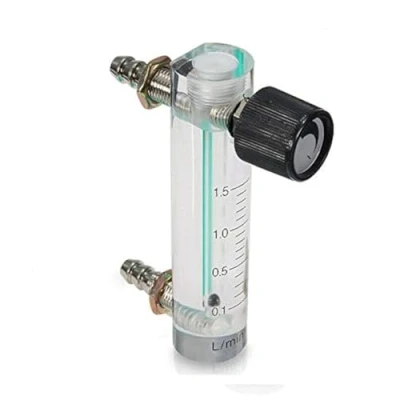 Afbeelding van Vogueing Tool Flowmeter met regelklep YB 4M Luchtstroom Meter Gasregelaar voor Zuurstof, Lucht en Gas(0,1 1L/min)