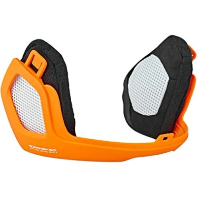 Afbeelding van ABUS Scraper 3.0 Winterkit voor de fietshelm, oorbeschermers en helmmuts tegen kou wind, oranje, maat M