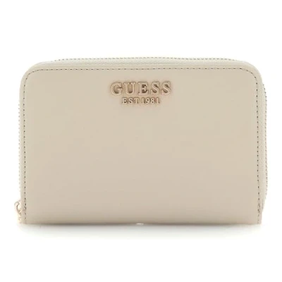 Afbeelding van GUESS Portemonnee Laurel Zip Around Wallet Taupe Beige