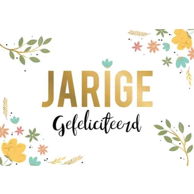 Afbeelding van Kaart Daisy Jarige Gefeliciteerd DSY052