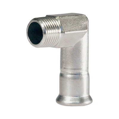Afbeelding van Bonfix Perskoppeling RVS 316L Kniekoppeling 90 R1x28mm