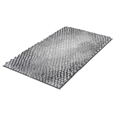 Afbeelding van Kleine Wolke Badmat Cory antraciet grijs 60x100cm
