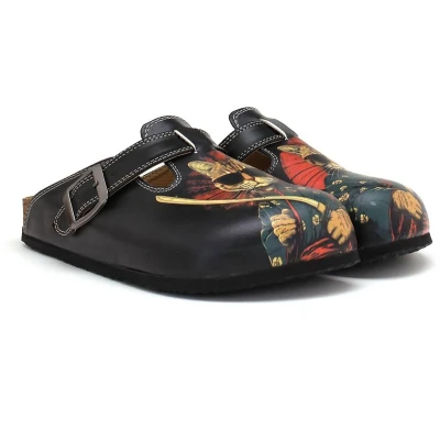 Afbeelding van GOBY Warrior Spirit Clogs Handmade Vegan Leer Dames Maat 41