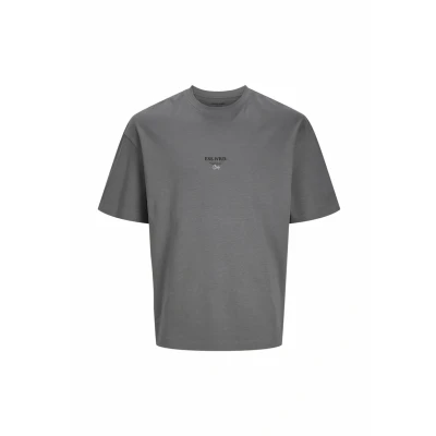 Afbeelding van Jack &amp; Jones Jjeurban EDGE Studio TEE O NECK Tshirt print, Heren, Maat: Medium, Castlerock