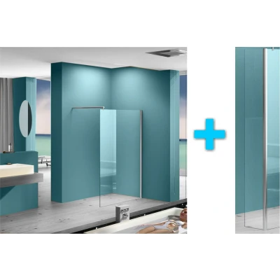 Afbeelding van Xellanz Eco Combi Nano Inloopdouche + zijwand 1000x300 8mm