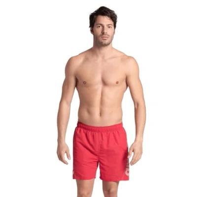 Afbeelding van Arena Fundamentals Logo R Boxershorts voor heren, rood wit, XL