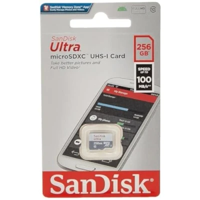 Afbeelding van SANDISK ULTRA microSDXC 256GB 100MB/s A1 CL10 UHS I