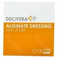 Afbeelding van Decifera Alginate Dressing 10x10cm 5