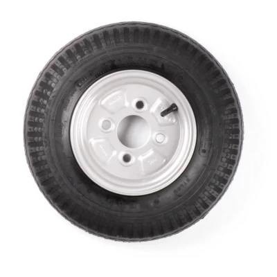 Afbeelding van Aanhangwagendirect Wiel 4.00 10 (4x100) 275kg 4PR naaf 60 mm