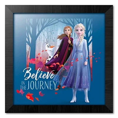 Afbeelding van Disney Frozen Art Print 30x30 cm (inclusief kader)