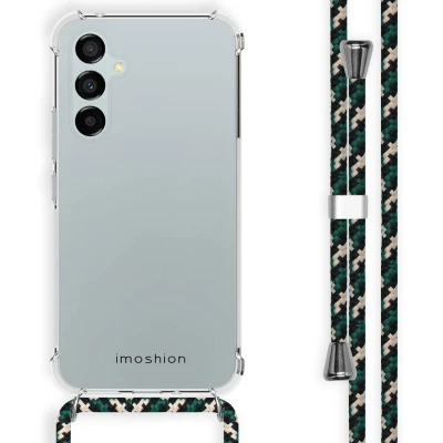 Afbeelding van Samsung Galaxy A54 (5G) Hoesje Kunststof iMoshion Backcover met koord/Hardcase/Koordhoesje Transparant Telefoonhoesje