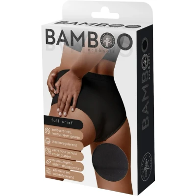 Afbeelding van Naproz Bamboo Full Brief Zwart S 1ST