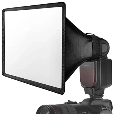 Afbeelding van NEEWER Flash Diffuser Light Softbox, 11 x 8 inch, universeel, opvouwbaar, met opbergtas, compatibel Canon Nikon Sony Godox Yongnuo speedlight
