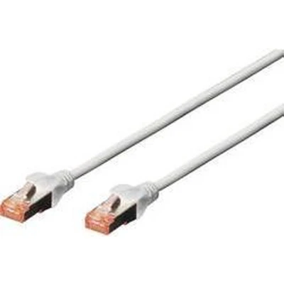 Afbeelding van Digitus DK 1644 100 RJ45 Netwerkkabel, patchkabel CAT 6 S/FTP 10.00 m Grijs Halogeenvrij, Verdraaide paren, Snagless, Vlambestendig 1 stuk(s)