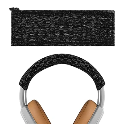 Afbeelding van Geekria Gebreide stoffen hoofdband pad compatibel met SONY WH1000XM4, WH1000XM3, WH1000XM2 hoofdtelefoon vervanging hoofdband/hoofdband kussen/vervangende reparatie onderdelen (zwart)
