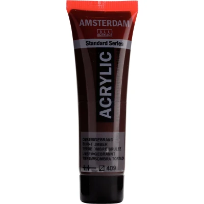 Afbeelding van Amsterdam acryl 409 omber gebrand 20 ml