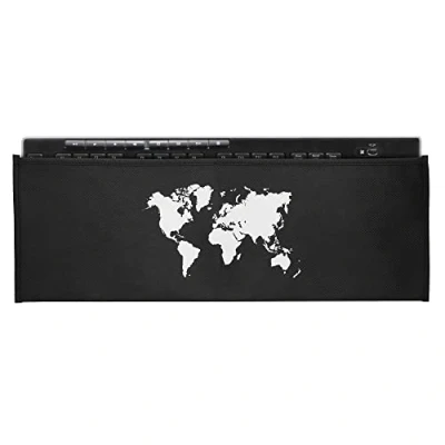 Afbeelding van kwmobile hoes geschikt voor Logitech MK270 Wireless Beschermhoes toetsenbord Keyboard cover Wereldkaart design