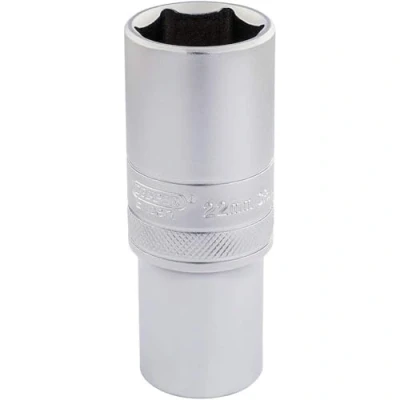 Afbeelding van Draper 16654 1/2 &quot;Vierkante aandrijving Hi Torq 6 Punt Diepe Socket, 22mm Grootte