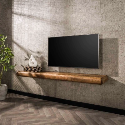 Afbeelding van Fraaai Renee wandplank 170 cm mangohout Hout