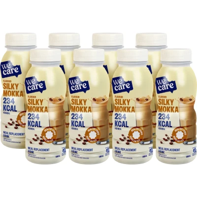 Afbeelding van 8x WeCare Meal Replacement Drink Silky Mokka 236 ml